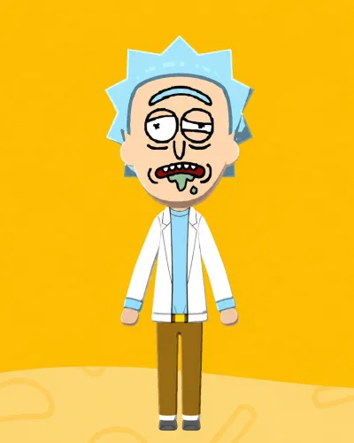 Mii-Porträt von Rick Sanchez