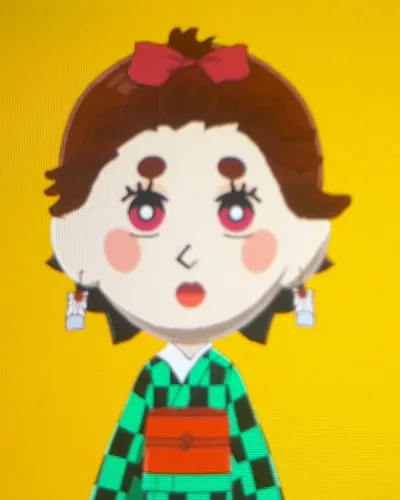 Mii-Porträt von Tanjiro Staffel 3