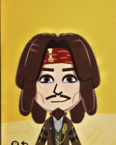 Mii-Porträt von Jack sparrow