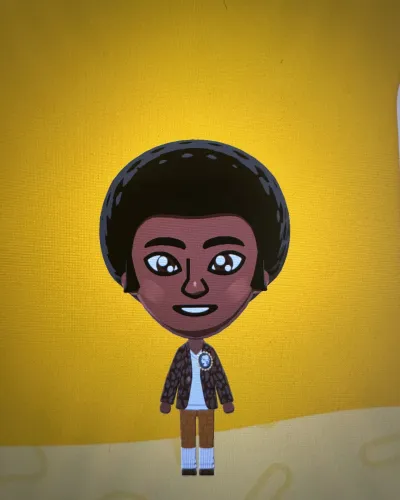 Mii portrait of Kid Michael Jackson