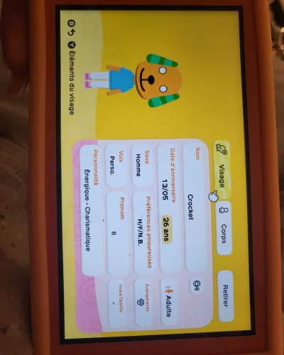 Mii-Porträt von Crocket