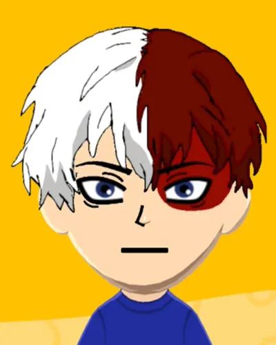 Mii portrait of Shoto Todoroki