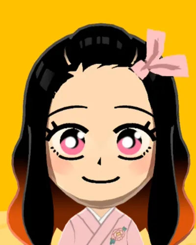 Mii portrait of Nezuko Kamado
