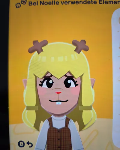 Mii-Porträt von Noelle Holiday (Deltarune)