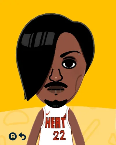 Mii-Porträt von Miami Heat Emo Jimmy Butler