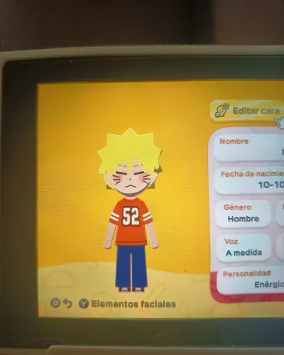 Mii-Porträt von Naruto