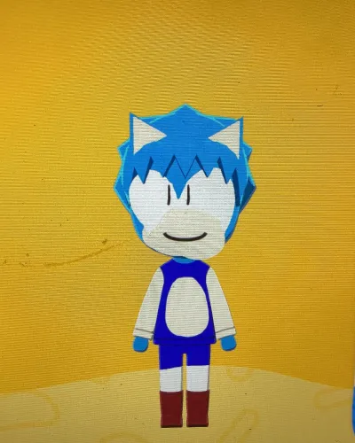 Mii-Porträt von Sonic