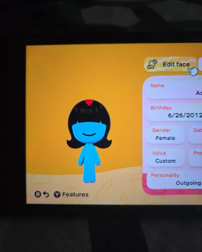 Mii-Porträt von Aqua