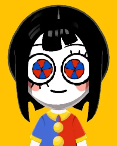 Mii portrait of Pomni