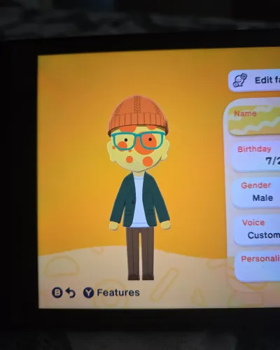 Mii-Porträt von Cheese