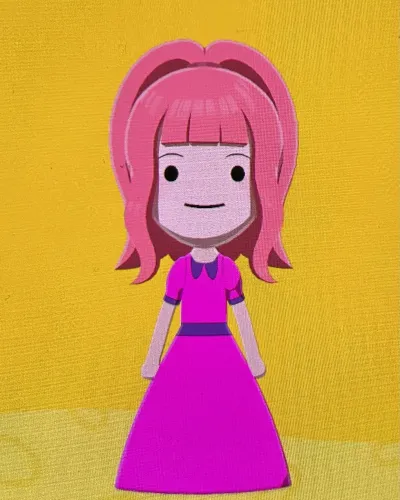 Mii portrait of Princess Bubblegum
