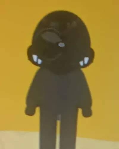 Mii portrait of Mii Covered in Face features (With no makeup)