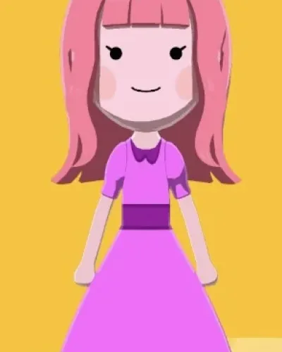 Mii-Porträt von Princess Bubblegum
