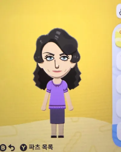 Mii portrait of Dr. Cuddy
