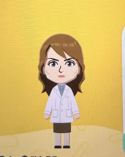 Mii portrait of Dr. Cameron