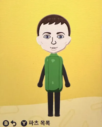 Mii portrait of Sheldon Cooper