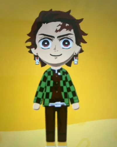 Mii-Porträt von Tanjiro Kamado