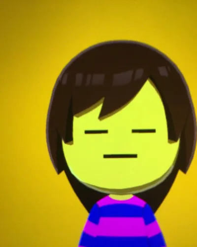 Mii portrait of Frisk