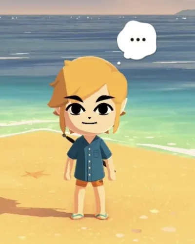 Mii portrait of Toon Link