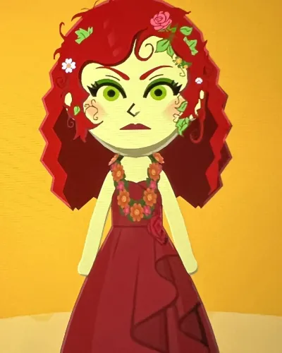 Mii-Porträt von Poison Ivy