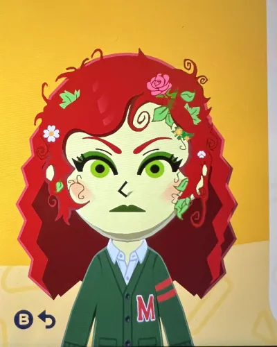 Mii-Porträt von Poison Ivy