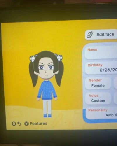 Mii-Porträt von Aoi Kanzaki