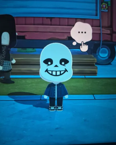 Mii portrait of Sans