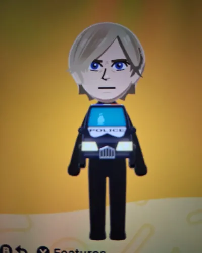 Mii portrait of Leon Kennedy