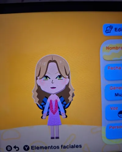 Mii-Porträt von Flora