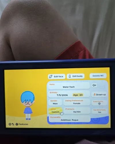 Mii-Porträt von Water Flash