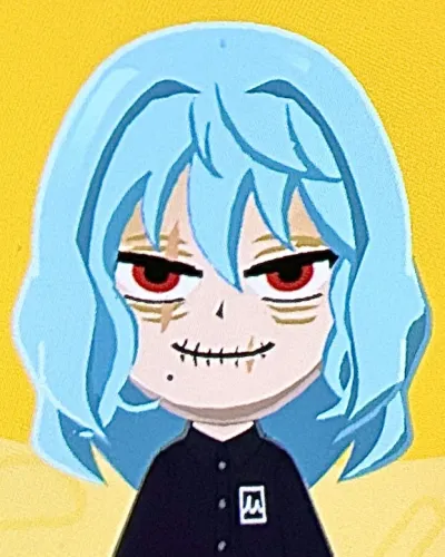Mii-Porträt von Tomura Shigaraki / Tenko Shimura