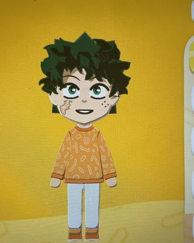 Mii-Porträt von Izuku Midoriya