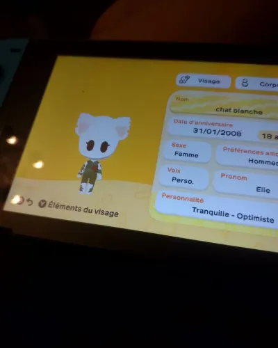 Mii-Porträt von Chat blanche