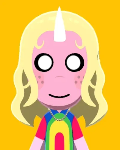 Mii-Porträt von Lady Rainicorn