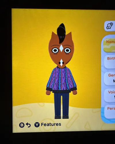 Mii portrait of Bojack Horseman