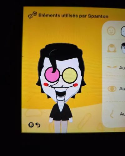 Mii-Porträt von Spamton