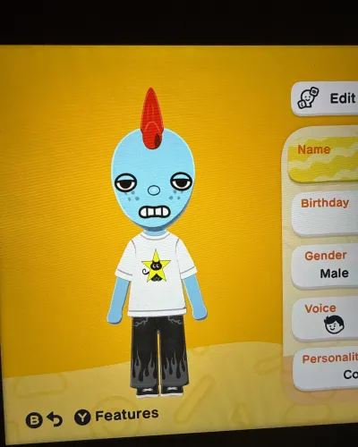 Mii portrait of Drew