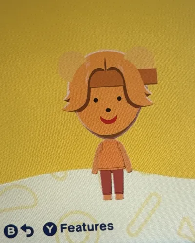 Mii-Porträt von Orange