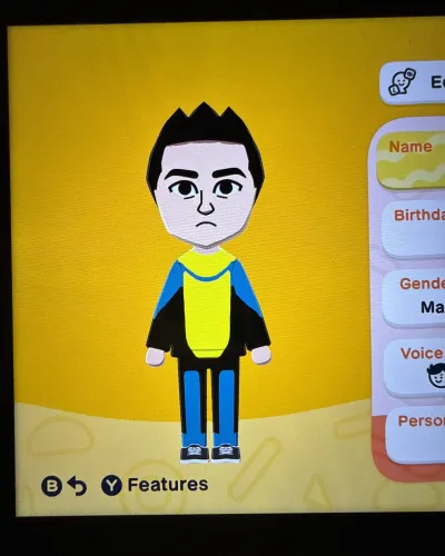 Mii portrait of Mark Grayson