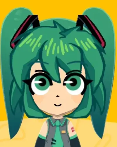Mii-Porträt von Hatsune Miku