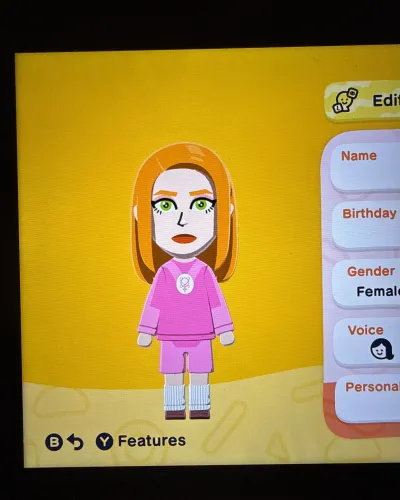 Mii portrait of Atom Eve