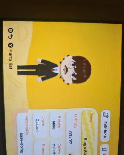 Mii-Porträt von Ringo Starr