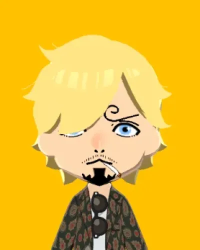 Mii-Porträt von Sanji