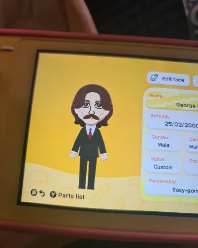 Mii-Porträt von George harrison