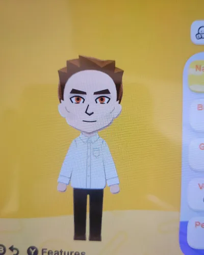 Mii-Porträt von Edward Cullen