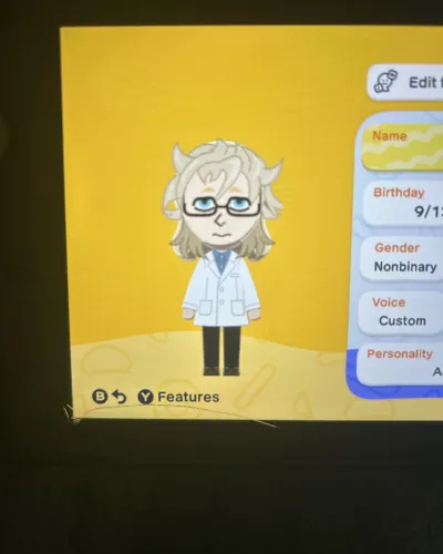 Mii-Porträt von Albedo