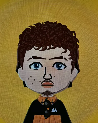 Mii-Porträt von Lando Norris