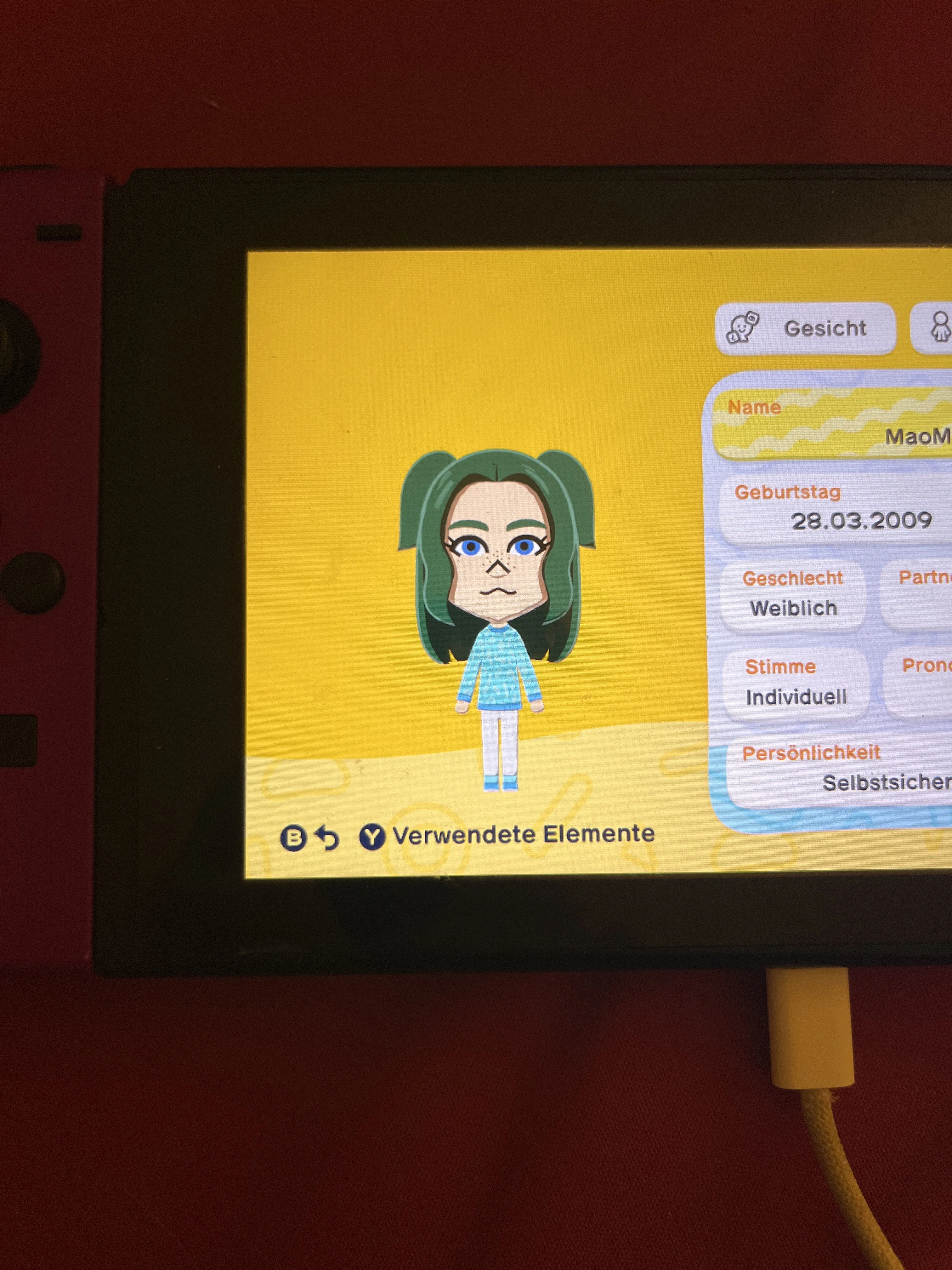 Mii-Porträt von MaoMao