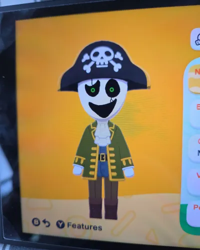 Mii-Porträt von Captain Gaster