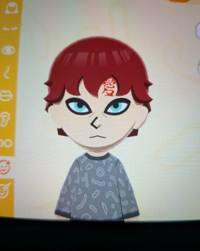 Mii-Porträt von Gaara